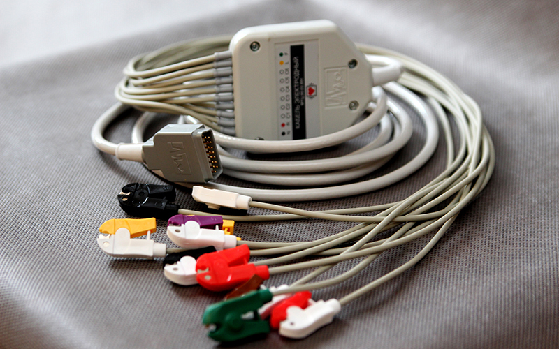 Кабель 10 - электродный ЭКГ 10 НПП МОНИТОР Приборы диагностики сердечно-сосудистой системы